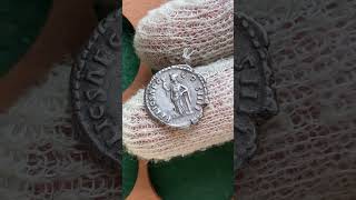 Ancient Roman Denarius of Antoninus Pius 🪙 [upl. by Neerac]