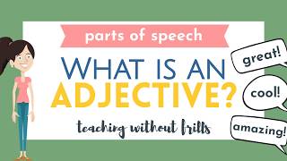 Parts of Speech for Kids What is an Adjective [upl. by Jamila]