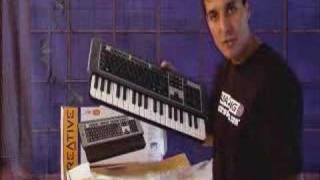 Creative Prodikeys PCMIDI Keyboard UnBoxing [upl. by Repsihw751]