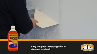 EASY Wallpaper stripping with the Palace Wallpaper Stripper  NO steamer required [upl. by Yecaw]