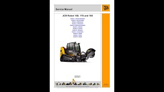 JCB Robot 160 160HF 170 170HF 180 180HF Service manual [upl. by Ettenal]