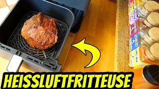 REZEPT Schweinebraten im AIRFRYER noch einfacher gehts nicht [upl. by Nonaihr]