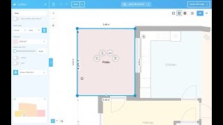 Floorplanner 7b Drawing surfaces [upl. by Alemahs]