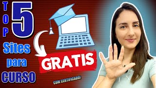 5 SITES PARA FAZER CURSOS ON LINE GRATUITOS COM CERTIFICADO GRAÌTIS EM 2021 CURSOSGRÃTIS [upl. by Etnauq504]