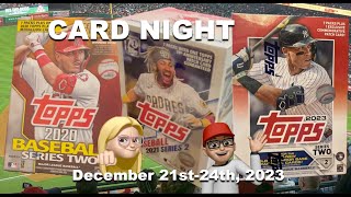 2020 Topps S2 2021 Topps S2 amp 2023 Topps S2 Baseball ⚾️ 🚀📦Card Night TrilogyE73 E74 E75 [upl. by Airebma153]