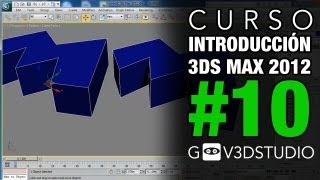 3ds Max 2012 Introductorio 10 Edición básica de objetos bidimensionales [upl. by Ralip]