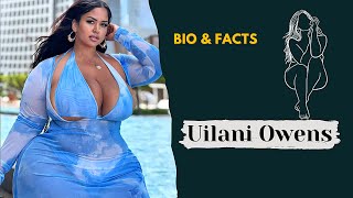 Uilani Owens  Gorgeous Plus Size Model  Instagram Star amp Socialite  Bio amp Facts amp Wiki [upl. by Hacim253]