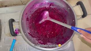 TUTORIAL MEMBUAT SELAI BUAH NAGADRAGON FRUIT JAM🫧 [upl. by Niletac]