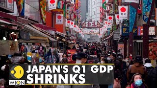 Japans Q1 GDP shrinks as consumption import bills weigh on growth  WION [upl. by Derek222]