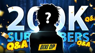 Face  INCOME  200K Special QNA Video ♥️🔥 BIXI OP FACE Reveal [upl. by Gunther]