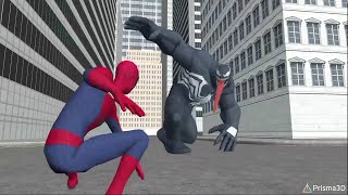 Prisma 3D  SpiderMan Vs Venom Animation Cut Verspiderman venom animation prisma3d marvel [upl. by Muire]