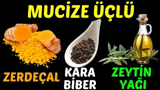 MUCİZE ÜÇLÜ ZERDEÇAL KARABİBER ZEYTİN YAĞI [upl. by Okimuy987]