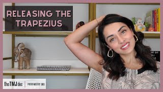 Releasing the Trapezius  Priya Mistry DDS the TMJ doc selfmassage trapezius selfcare [upl. by Ymor598]