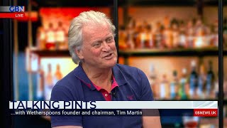 Talking Pints with Nigel Farage and Tim Martin [upl. by Ynohtnaeoj]