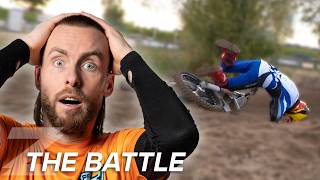 CRASH💥 TIJDENS het MOTORCROSSEN  Zappsport The Battle [upl. by Eremehc515]