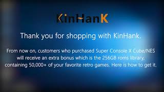 Super Console X Cube NES  How to download 50000 retro games from KinHank [upl. by Naomi]