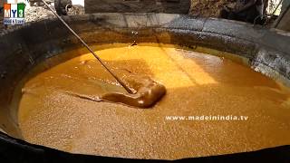 Traditional Jaggery Making  Jaggery Making Process from Sugar Cane  MAKING OF GURR [upl. by Slocum]