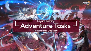 Honkai Impact 3rd  Post Honkai Odyssey Chapter 2  Adventure Tasks [upl. by Ybrek665]