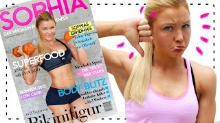 Sophia kommentiert FRAUENZEITSCHRIFTEN  Fitnesstipps zur Bikinifigur [upl. by Ratib]