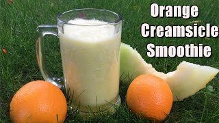 Raw Food Recipe The Orange Creamsicle Smoothie [upl. by Nivonod]