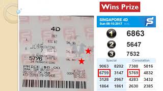 Singapore lottery 4D Pools prize winner SGP 4D money win Uncle Kumar predictions forecast [upl. by Ikcaj]