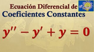 👩‍🏫 ECUACIÓN DIFERENCIAL de coeficientes constantes segundo orden homogénea  Juliana la Profe [upl. by Narok]