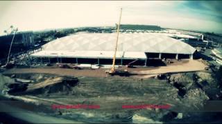 Palais 12  Construction Time lapse [upl. by Moselle]