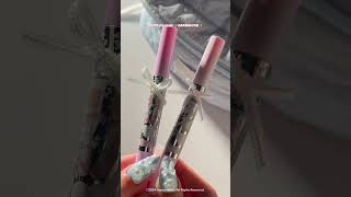 🎀 New Flortte Small Bowknot Series FilmForming Lip Gloss [upl. by Siana]