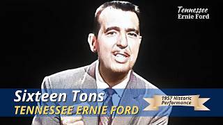 Sixteen Tons  Tennessee Ernie Ford  June 27 1957 [upl. by Hisbe]