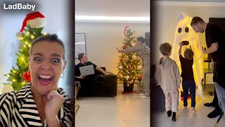 How to hide a Christmas Tree from your husband 🎄🤣 [upl. by Swithbert]