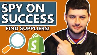 How To Spy On Your Competitors Stores amp Find Suppliers Shopify Dropshipping [upl. by Tedman]