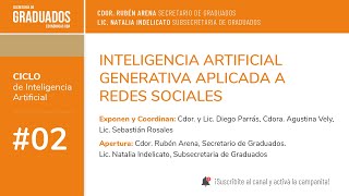 02 Inteligencia Artificial Generativa Aplicada a Redes Sociales  Económicas UBA [upl. by Carree]