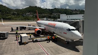 TRIP REPORT  Sunwing Airlines Boeing 737800  Elite plus  Montreal YUL to Montego Bay MBJ [upl. by Niall848]