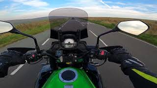 Kawasaki KLE Versys 650 Test Ride [upl. by Deibel832]