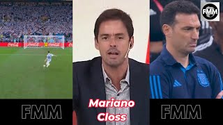 La EMOTIVA narracion de Mariano Closs en los penales Argentina Francia QATAR 2022 [upl. by Aekerly542]