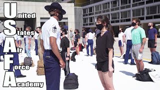 United States Air Force Academy  InProcessing Day  Class of 2024 [upl. by Eibloc]