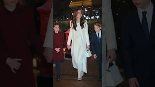 Wales Family at Royal Carols Together at Christmas the endofyear event at Westminster Abbey 2023 [upl. by Leasa]