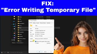 FIX NSIS Error quotError Writing Temporary File Make Sure Your Temp Folder is Validquot [upl. by Ahcsatan]