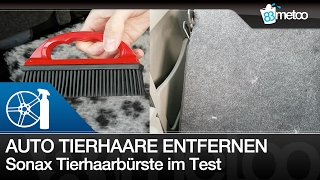 Hundehaare entfernen AutoSonax SpezialBürste zur Entfernung von TierhaarenAuto Tierhaare entfernen [upl. by Dagley590]