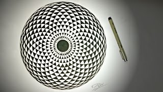 How To Draw ✎ Geometric EYE  DearingDraws [upl. by Glynias]