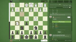 Win in 8 moves Italian Game Knight Attack PonzianiSteinitz Gambit 700 ELO game [upl. by Leynwad519]