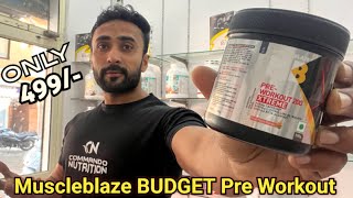 Muscleblaze EXTREME Pre Workout200 review amp Price  Budget Pre workout 🏋️ [upl. by Danae555]