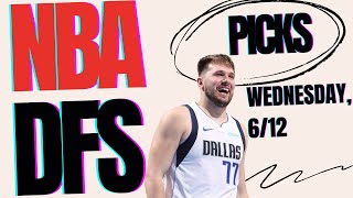 BEST NBA DFS Picks for Wednesday 612  Top Showdown Plays for Celtics vs Mavericks [upl. by Lally280]