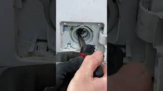 How to remove a STUCK BROKEN washing machine drain FILTER PLUG [upl. by Corso135]