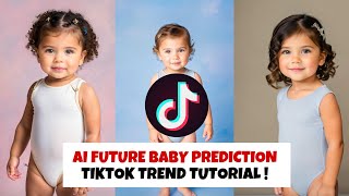 Ai future baby prediction filter tiktok trend tutorial How to do baby filter trend on ReminiTiktok [upl. by Armillda]