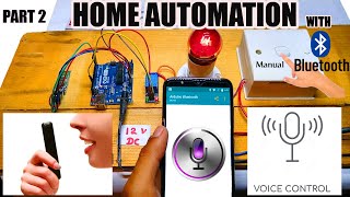 Voice Controlled Home Automation Using Arduino amp Bluetooth Module  Android App on MIT APP Inventor [upl. by Yrhcaz]