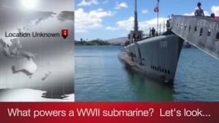 DieselElectric Propulsion in WWII  How did the Balao Class Submarines Work [upl. by Pappas]