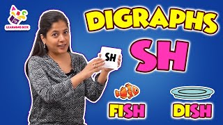 Letss learn Sh Words  Sh Digraph Sound  Nursery Rhymes  Preschool Learning  Learning Box [upl. by Ytinirt]