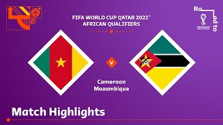 Cameroon v Mozambique  FIFA World Cup Qatar 2022 Qualifier  Match Highlights [upl. by Aicinet]