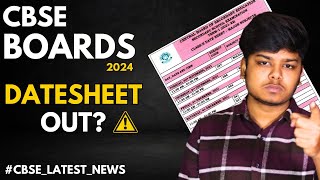 Cbse Boards 2024 Datesheet Released  Cbse Latest News [upl. by Tildie]